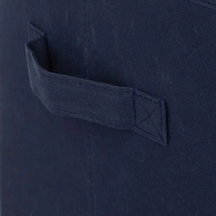 Atmosphera Kids - Lot de 2 boites de rangement Espace en tissu - 29x29x29cm - Bleu-3
