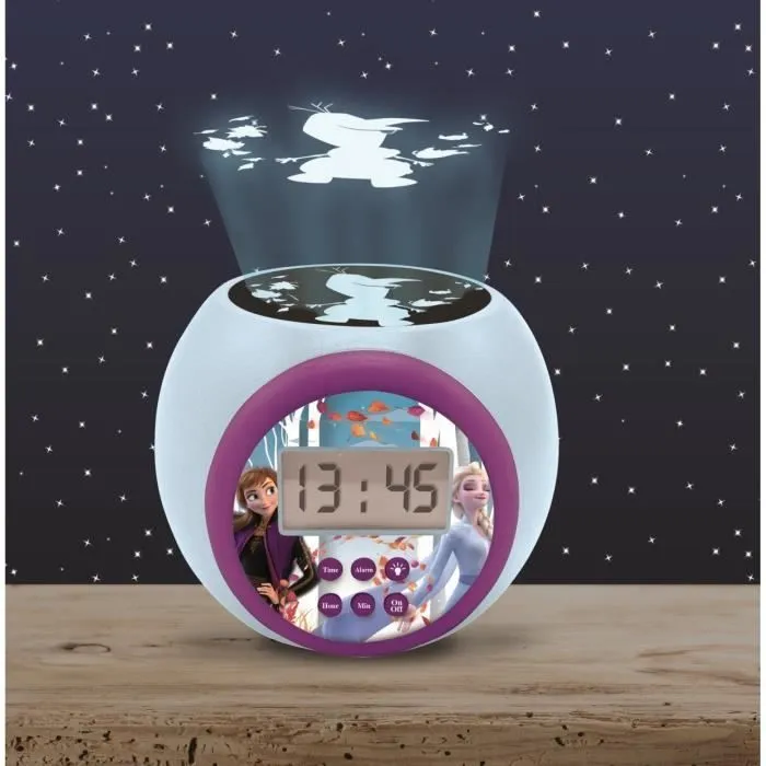 LA REINE DES NEIGES Réveil projecteur fonction minuteur LEXIBOOK-2