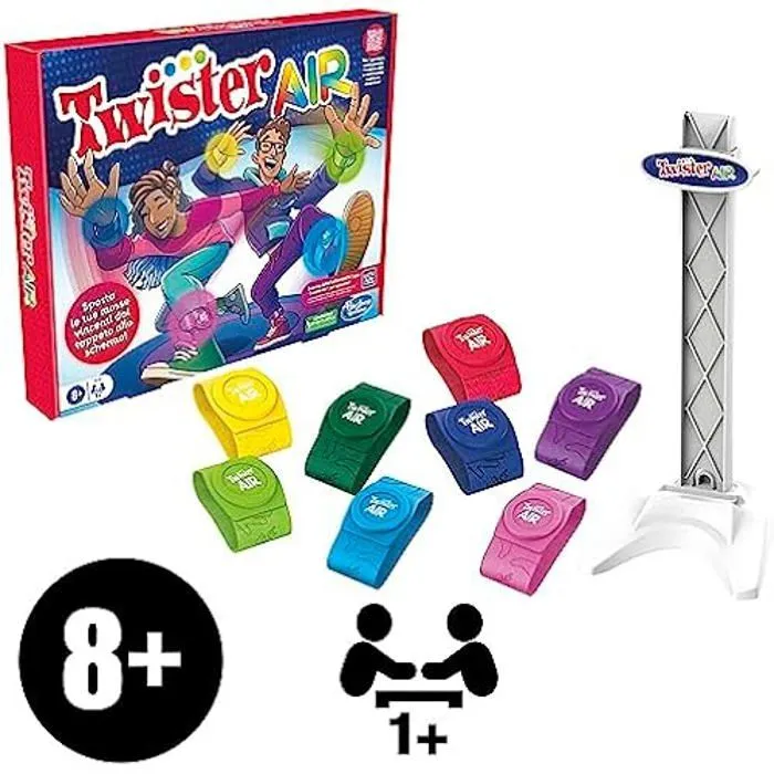 Jeu de société Twister Air - HASBRO GAMING - Multicolore - Intérieur - Enfant-0