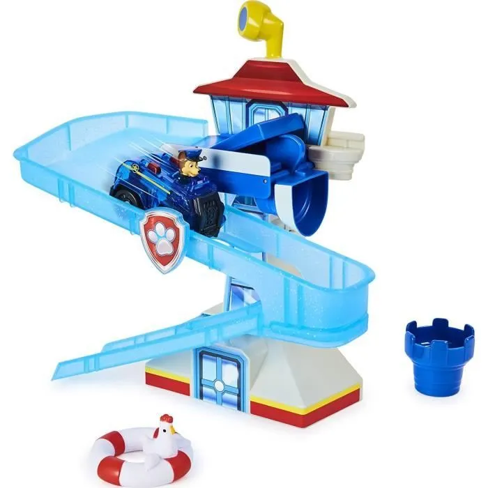 Jouet pour le bain - PAW PATROL - PAT PATROUILLE - VEHICULE Chase lumineux - Toboggan - 3 ans et +-0