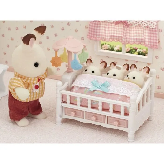 SYLVANIAN FAMILIES Le lit de bébé et mobile Pour Enfant - Le village-2