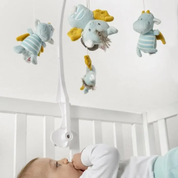 Fehn music mobile Little Castle40 cm blanc/bleu clair-2