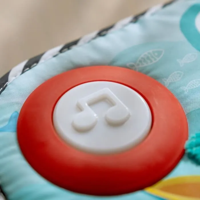 BABY EINSTEIN Jouet musical pour bébé, clavier Ocean Explorers Neptune la tortue, découverte chiffres, formes et couleurs, 3-6