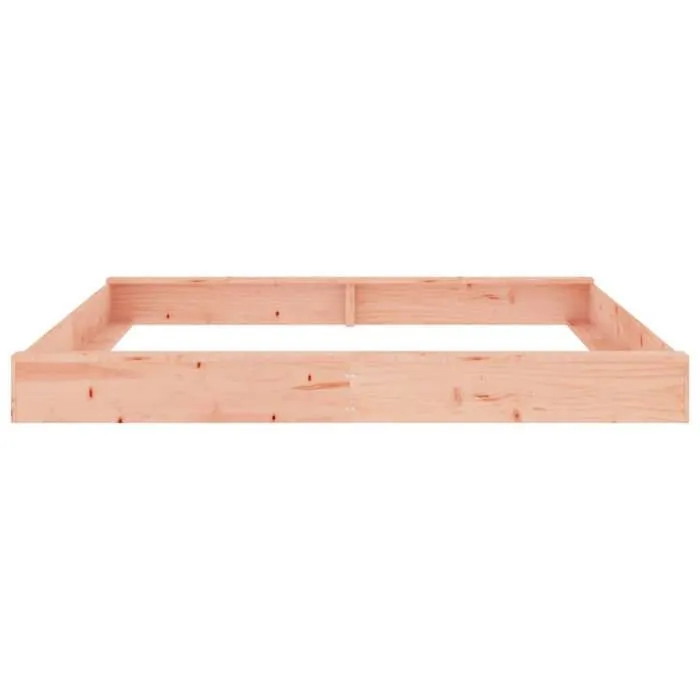 vidaXL Bac à Sable avec Sièges, Jeu de Sable pour Enfants, Aire de Jeux pour Tout-petits Jardin Extérieur, Carré Bois Massif 825049-4