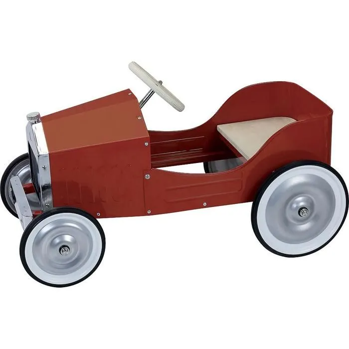 Porteur enfant - VILAC - Grande voiture rouge - Métal et bois naturel - À partir de 3 ans-2