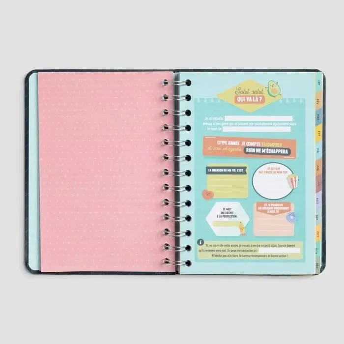 Agenda - Mr. Wonderful - 2023 - Bleu marine - 17,5x12,5 cm - 160 pages avec spirales-3