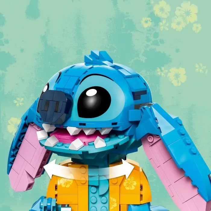 LEGO Disney 43249 Stitch, Jeu de Construction pour Enfants, Cornet de Glace et Figurine-3