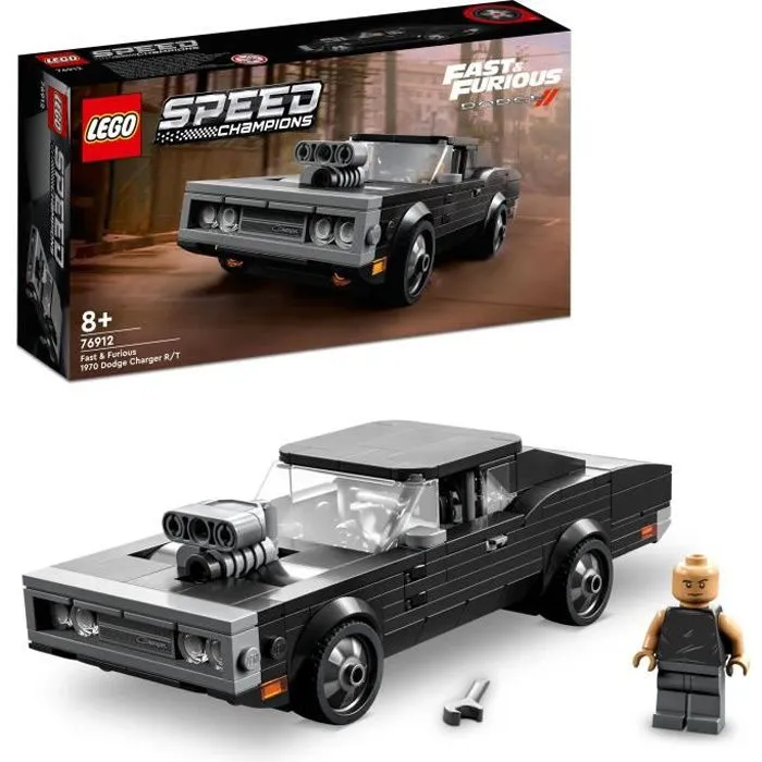 LEGO Speed Champions 76912 Fast & Furious 1970 Dodge Charger R/T, Jouet, Modélisme Voiture-0