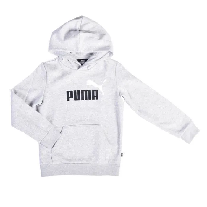Sweat à capuche - PUMA - Garçon - Gris clair - Manches longues - Toutes saisons-0