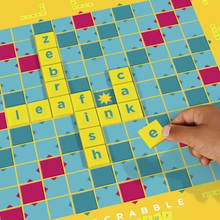 Mattel Games - Scrabble Junior - Jeu de Société - 6 ans et + Y9668-3