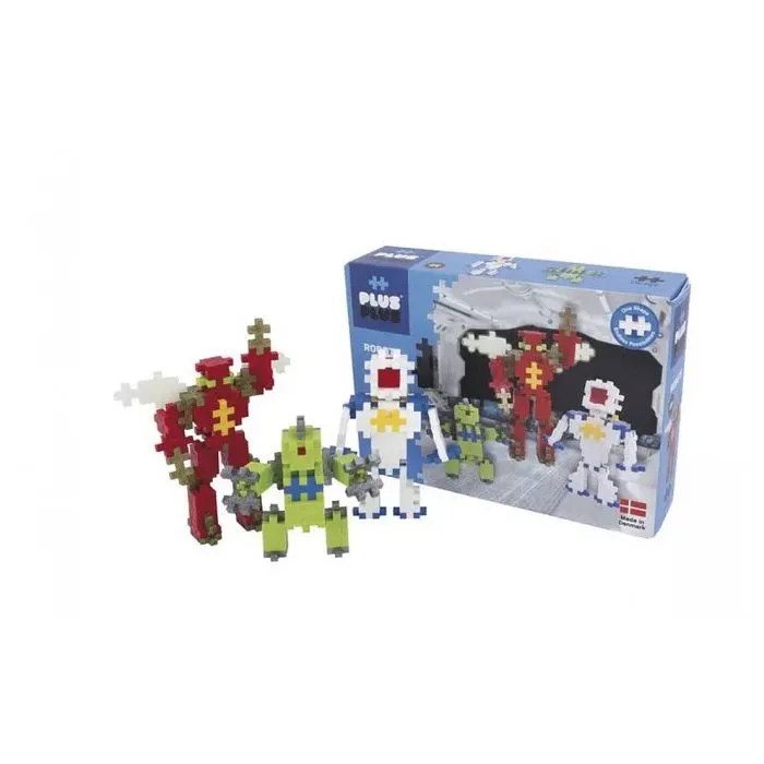 Box Mini Basic 170 pièces "robots" - Plus Plus-0
