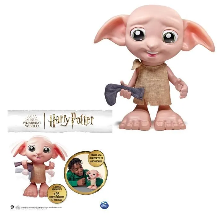 Harry Potter - Figurine DOBBY interactive - 20 cm - Wizarding World-0