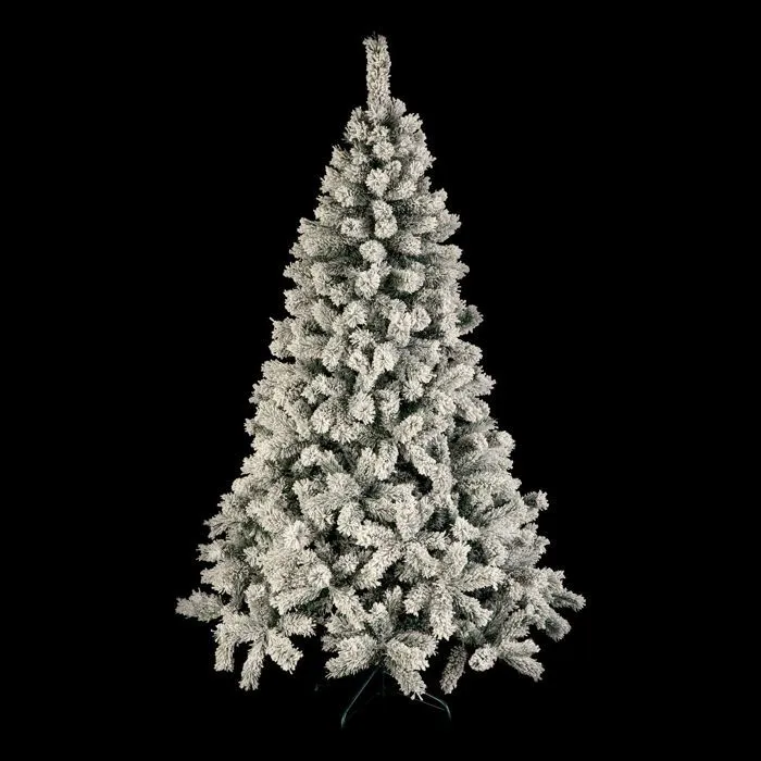 Féérie Lights & Christmas - Sapin de Noël artificiel effet enneigé WINDY PEAK - H. 180 cm - Blanc-2