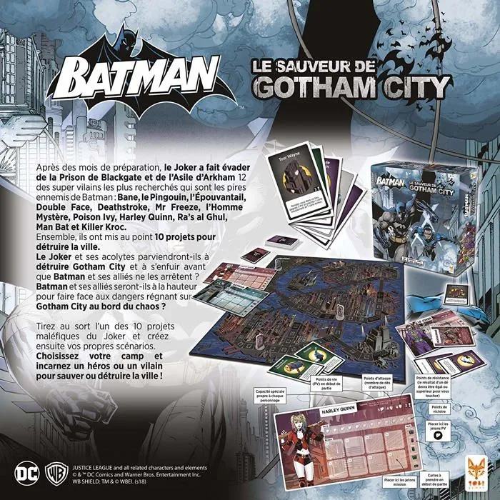 Jeu d'ambiance BATMAN Le sauveur de Gotham - TOPI GAMES - 2 joueurs ou plus - A partir de 7 ans - Intérieur-3