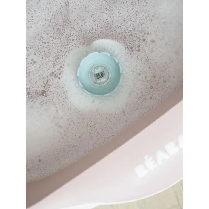 Thermomètre de bain Lotus - BÉABA - Green Blue - Multi-fonction - Forme ludique - Prise de température rapide-4