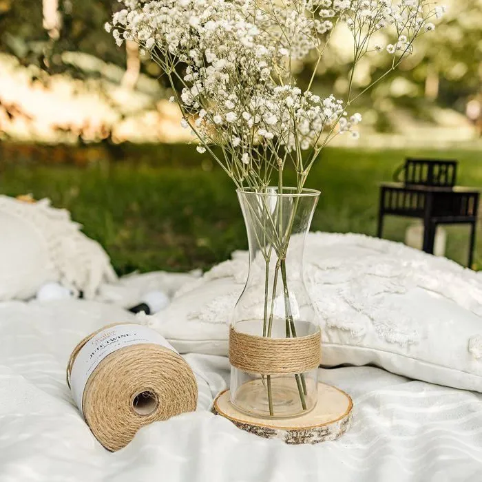 Ficelle Jute - Creative Deco - 50m - Épaisseur 3mm - Mariage Champetre - Bricolage DIY-1