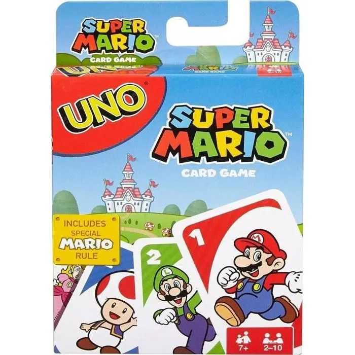 Mattel Games - Uno Super Mario Bros - Jeu de Cartes - Dès 7 ans DRD00-0