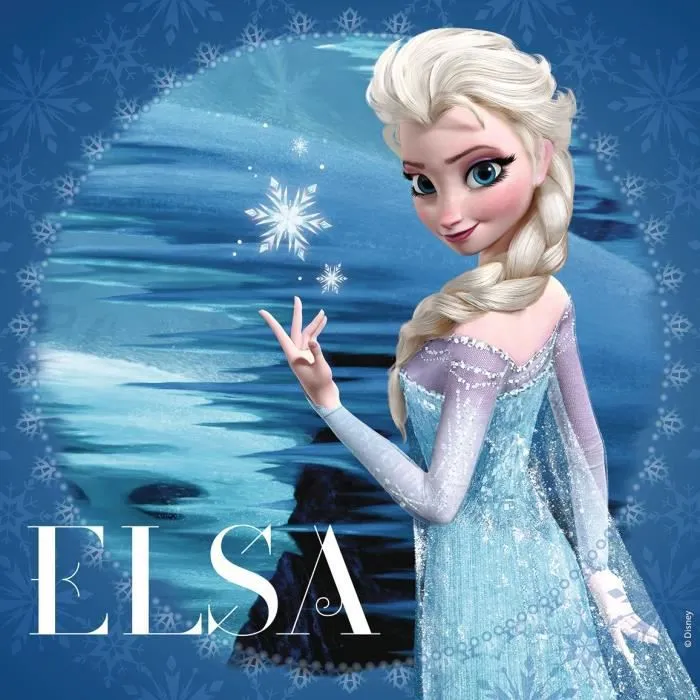 LA REINE DES NEIGES Puzzle 3x49 pcs Elsa, Anna et Olaf-2