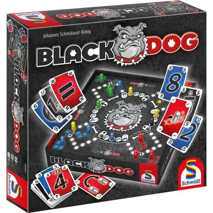 Black DOG® - Jeux de Société - SCHMIDT SPIELE - Affrontez le mystérieux Black DOG® dans ce jeu de stratégie captivant !-1
