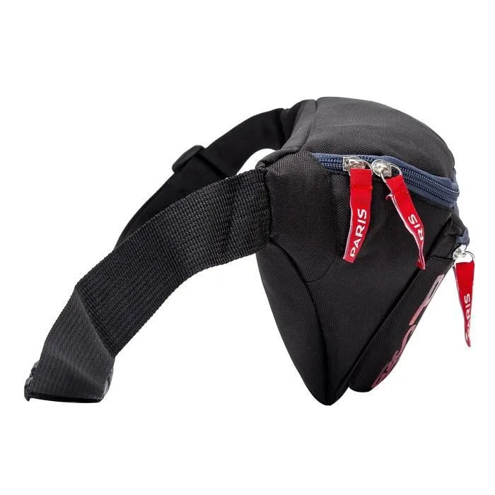 Sacoche banane - PARIS SAINT GERMAIN - Officielle - Noir - Polyester - 27x18x10 cm-2
