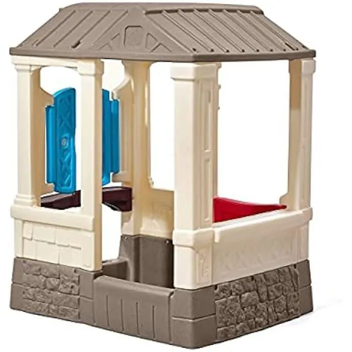 Maison de campagne - STEP2 - Courtyard Cottage - Plastique - 118 x 100 x 83 cm - À monter soi-même-1