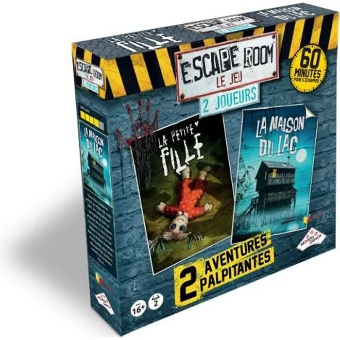 Escape Games - RIVIERA GAMES - Dual Player Horreur - Jeu de plateau - Adulte - 30 min-0