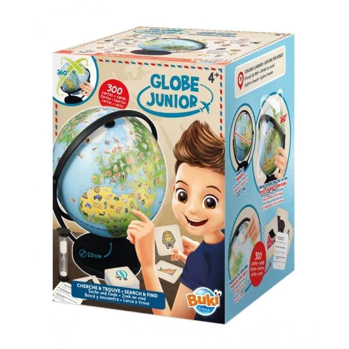 Globe junior - Mini Sciences - 20 cm - Illustré - 300 dessins - Pour enfants à partir de 4 ans-0