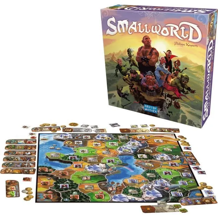 Days of Wonder - Small World - Jeu de société - À partir de 8 ans - 2 à 5 joueurs - 40 à 80 minutes-1