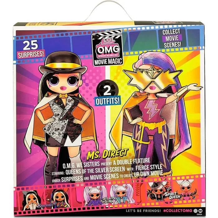 L.O.L. Surprise OMG Movie Magic - Ms. Direct - Poupée Mannequin 24cm-5