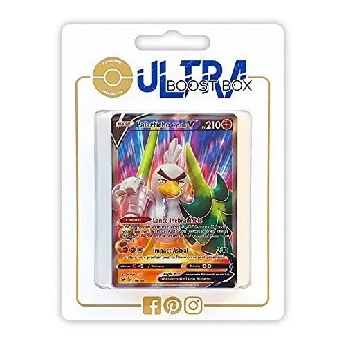 Cartes Pokémon - MY-BOOSTER - PALARTICHO DE GALAR V 174-185 FULL ART - ULTRABOOST X EPEE ET BOUCLIER-0