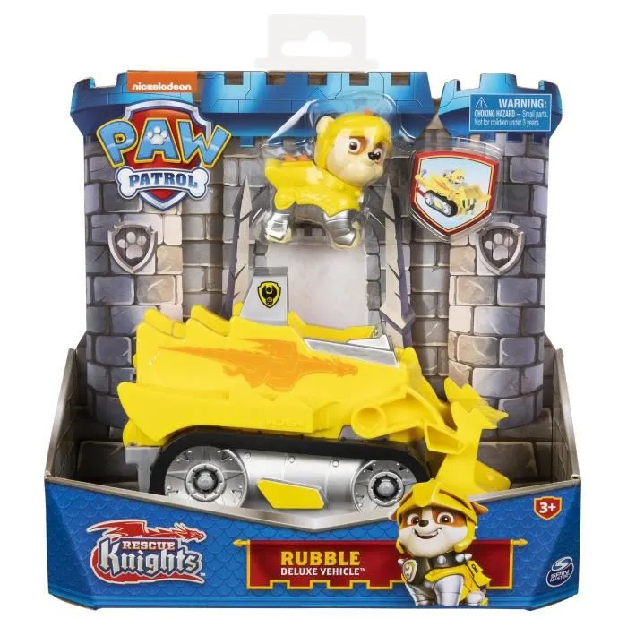 Véhicule Ruben Rescue Knights La Pat' Patrouille - PAW PATROL - Avec Fonction Transformation - 15 cm-3