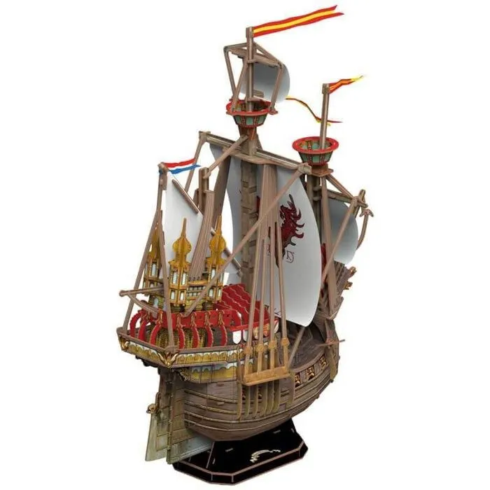 Puzzle 3D Harry Potter - Navire Durmstrang - Modèle de Bateau - 207 Pièces-1
