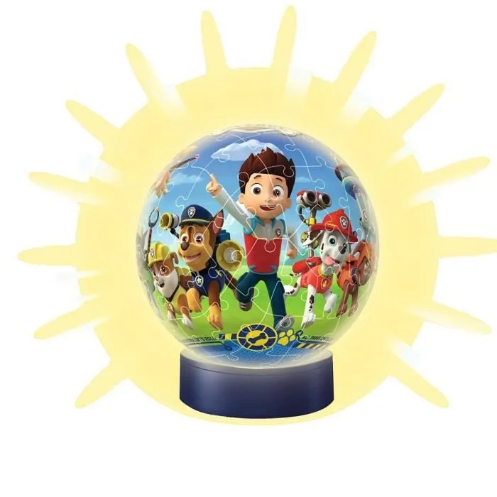Puzzle 3D illuminé Pat'Patrouille - Ravensburger - 72 pièces - Enfant dès 6 ans-1