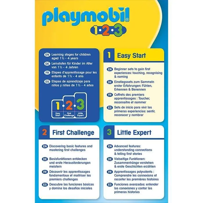 PLAYMOBIL - 70404 - PLAYMOBIL 1.2.3 - Cavalière avec cheval-2