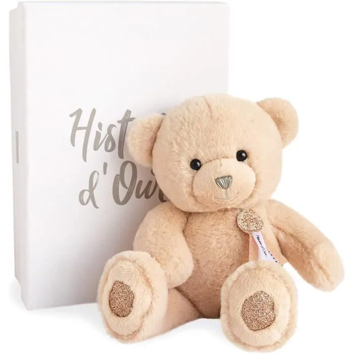 Peluche Charms Petite - HISTOIRE D'OURS - Tout rond, tout doux et bien souple - Beige - A partir de 24 mois-0