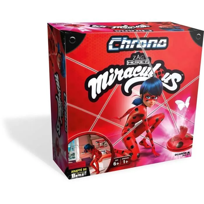 CHRONO MIRACULOUS - Jeu d'adresse - DUJARDIN - Devenez LadyBug et évitez les fils avec votre yoyo dans ce jeu palpitant !-1