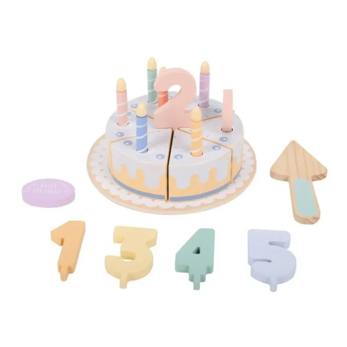 Gâteau d'anniversaire en bois-0