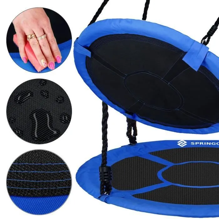 Balançoire nid d'oiseau - SPRINGOS - 110 cm - Charge 150 kg - Extérieur - Mixte-1