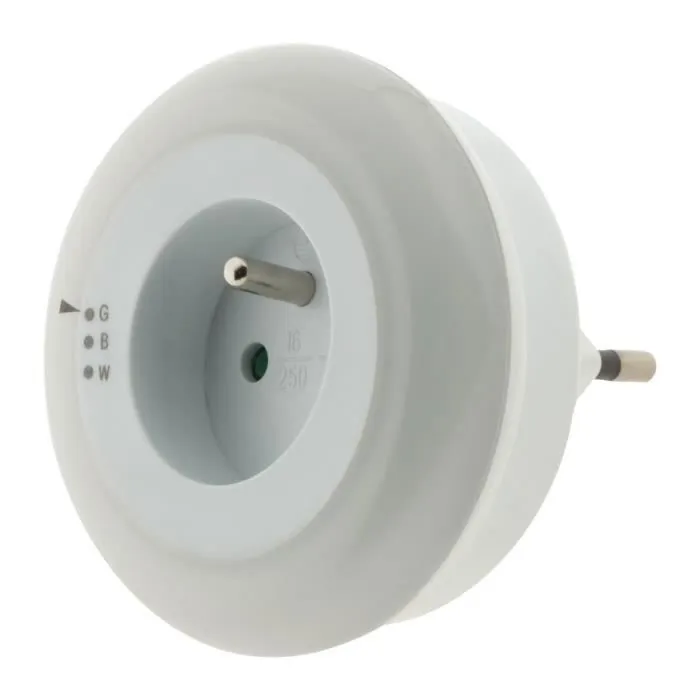 Veilleuse LED - Otio - Automatique avec capteur de jour - Couleurs bleu, vert et blanc-2