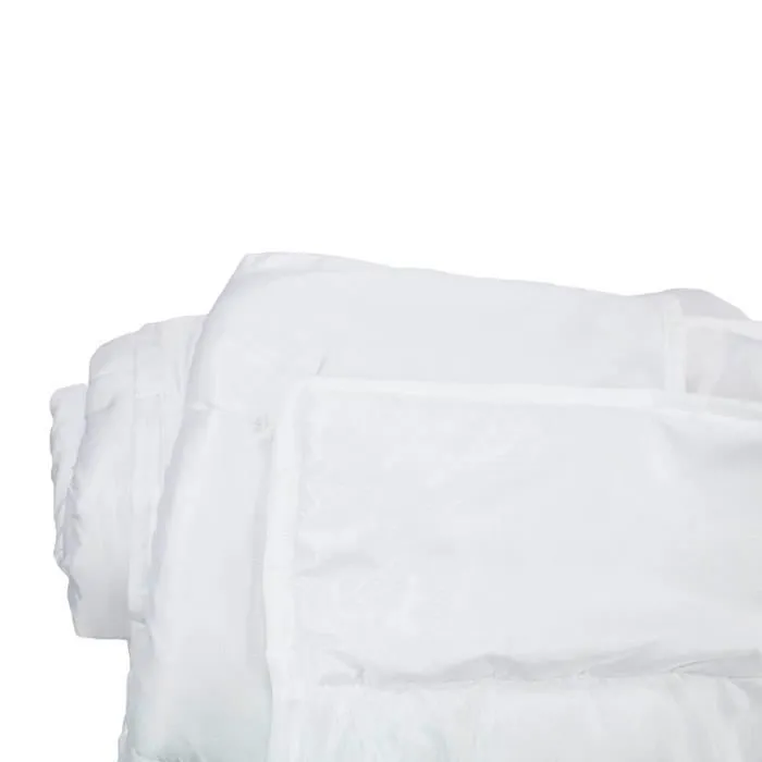 Couette microfibre blanche 140x200 cm 450gr/m2 - DECORATIE - Chaude - Synthétique-2