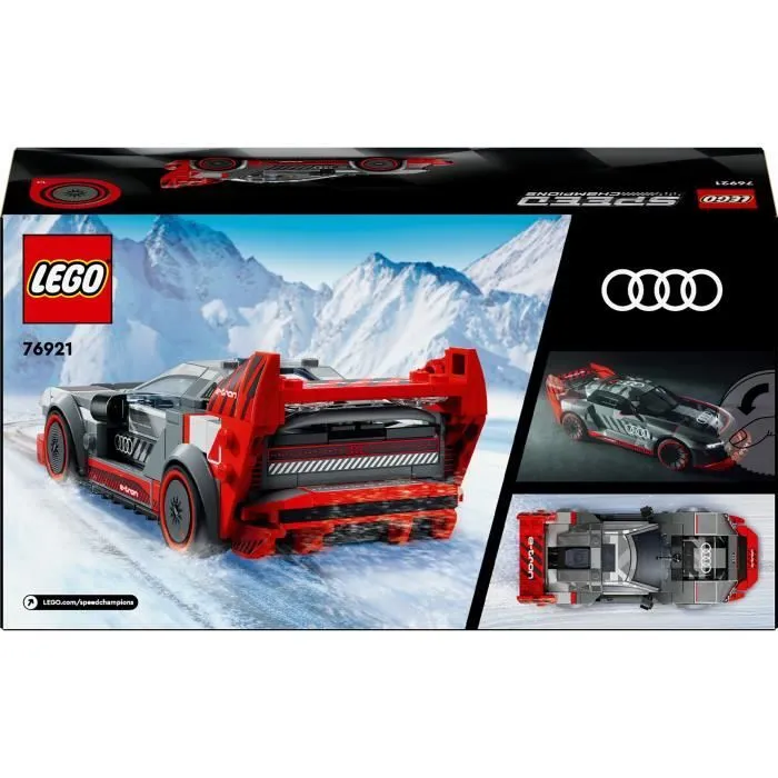 LEGO Speed Champions 76921 Voiture de Course Audi S1 e-Tron Quattro, Véhicule Jouet-5