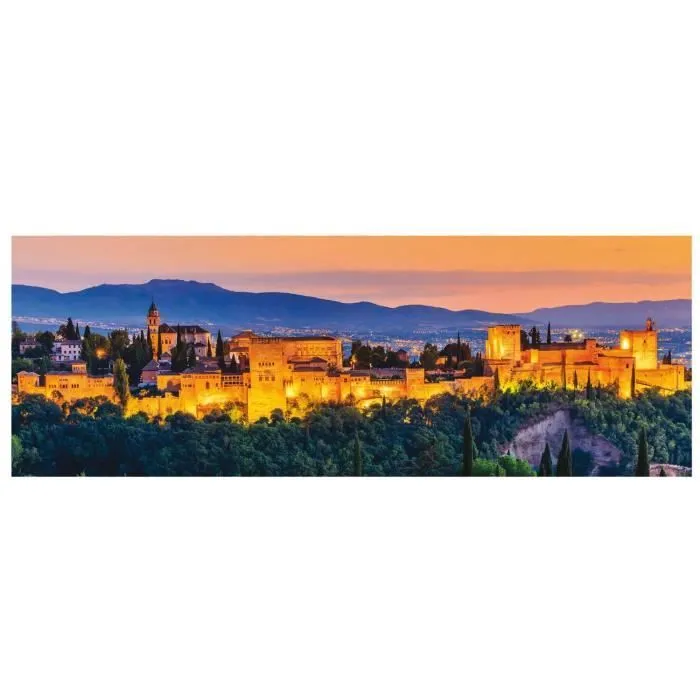 Puzzle 1000 pièces - Educa - L'Alhambra de Grenade - Architecture et monument - Multicouleur-0