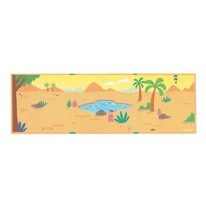 Magnéti'Stories Dinosaures - Jeu Éducatif Magnétique 30 Aimants - Jouet Enfant en Carton FSC - Dès 3 Ans-4