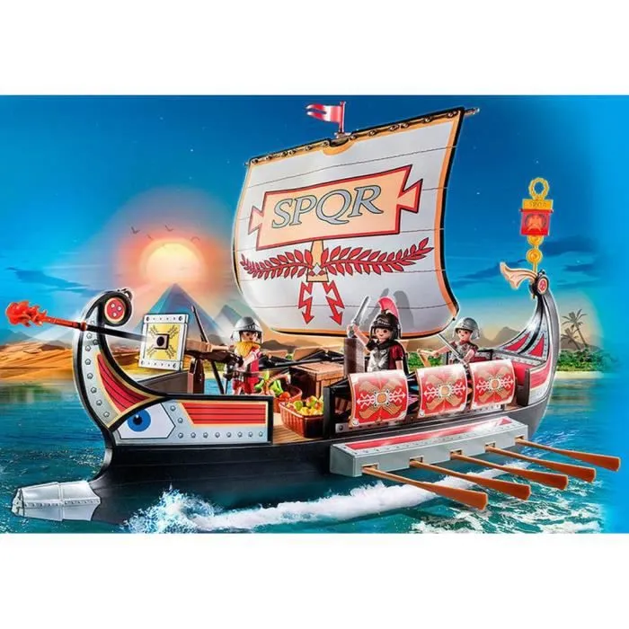 PLAYMOBIL 5390 - Galère Romaine - Histoire-1