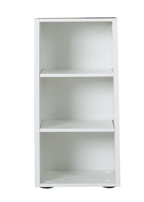 Meuble Étagère - ROBA - Cube de Rangement à 3 Cases - Blanc - Enfant-5