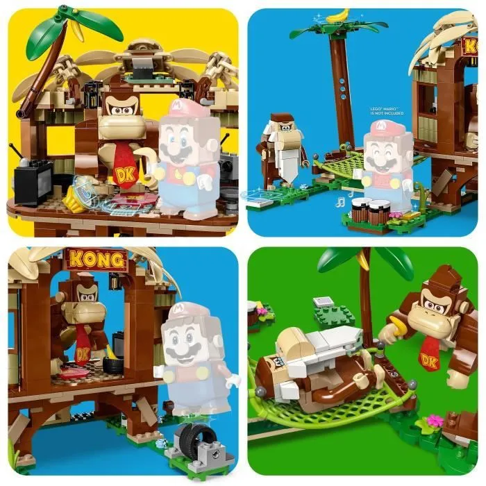 LEGO® Super Mario 71424 Ensemble d'Extension La Cabane de Donkey Kong, Jouet à Combiner avec Pack de Démarrage-3