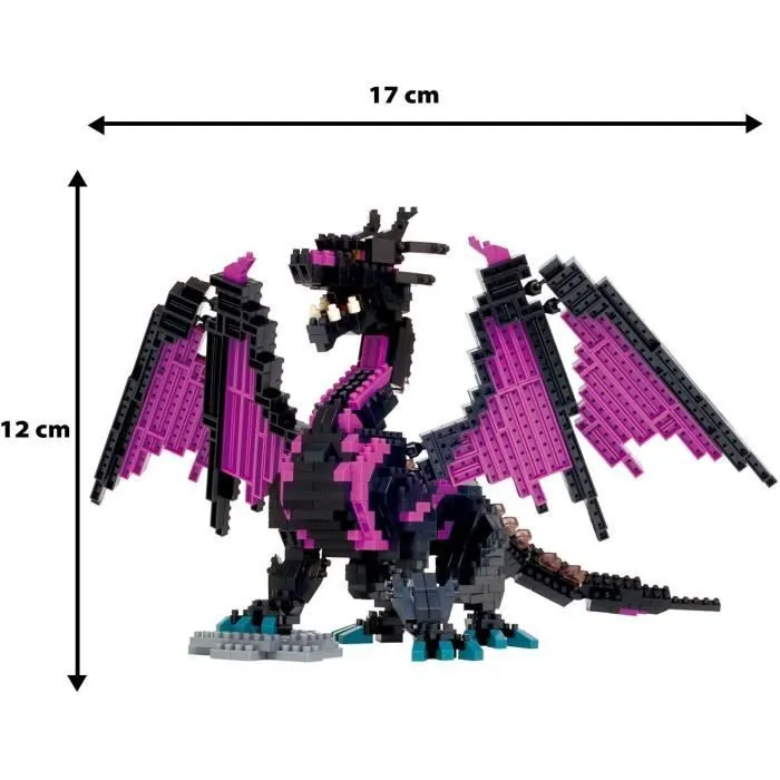 Figurine en briques - BANDAI - NANOBLOCK - Dragon Deluxe - 960 pcs-1