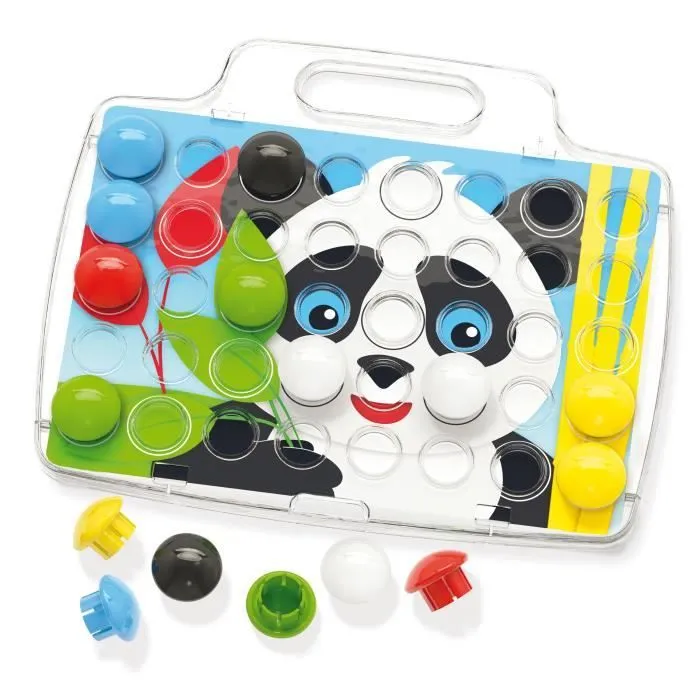 Jeu de mosaïques Pixel Junior Basic - QUERCETTI - Mixte - Dimensions 36 x 28 x 5 cm-0