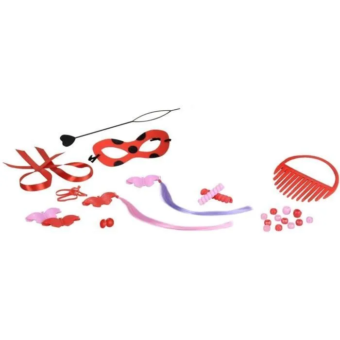 Tête à coiffer Miraculous Ladybug - BANDAI - Rouge - Licence Miraculous - Pour enfant à partir de 4 ans-4