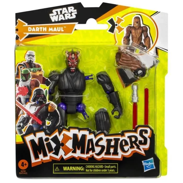 MixMashers Dark Maul, figurine 12 cm personnalisable à mélanger et combiner avec accessoires, Star Wars, dès 4 ans-7